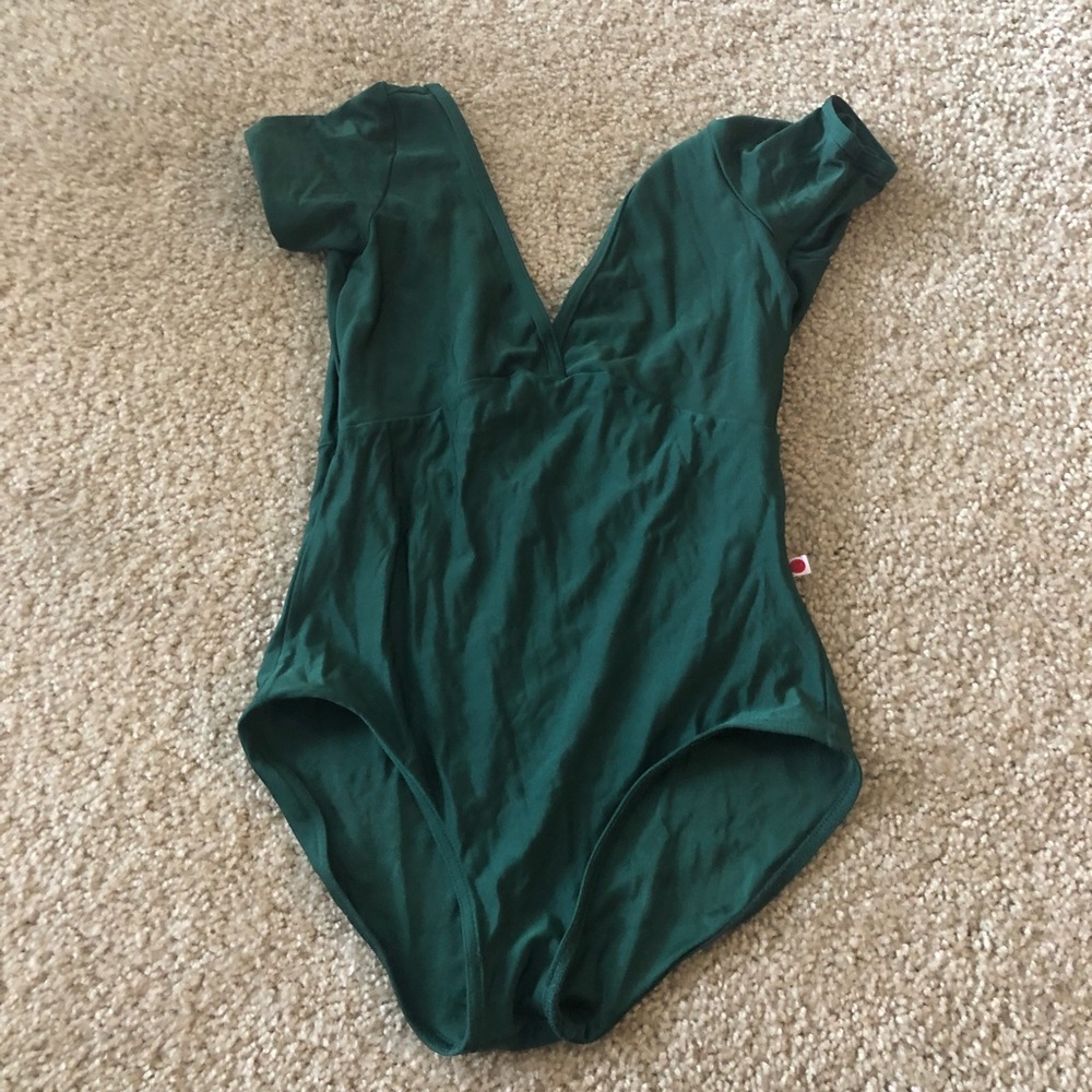 Green Yumiko Leotard | Top Lining | Gently Used | M